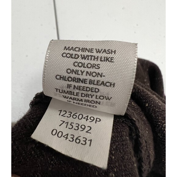 J Jill Women's Stretch Brown Trousers Dress Pants Polyester Rayon Size 2 Petite - Picture 5 of 10